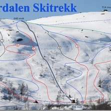 Trail map Stordalen Skisenter
