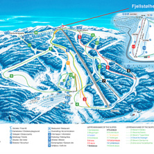 Trail map Aurdal - Valdres Alpinsenter