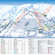 Trail map Myrkdalen Fjellheiser