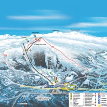 Trail map Sogn Skisenter