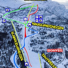 Trail map Jølster Skisenter
