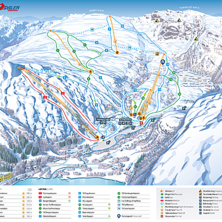 Trail map Eikedalen Skisenter