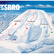 Trail map Flottsbro Alpin