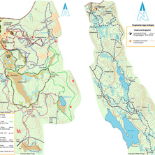 Trail map Långberget