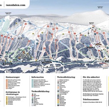 Trail map Tänndalen