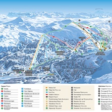 Trail map Tyin-Filefjell