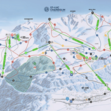 Trail map St Luc