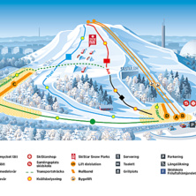 Trail map Hammarbybacken
