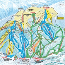 Trail map Copper Mountain